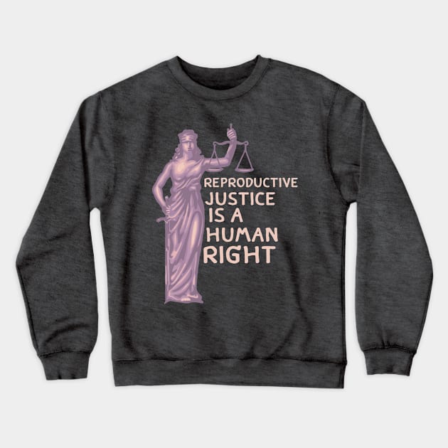 Reproductive Justice Crewneck Sweatshirt by Slightly Unhinged